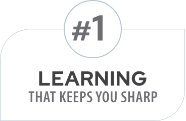 #1 Learning that Keeps you sharp